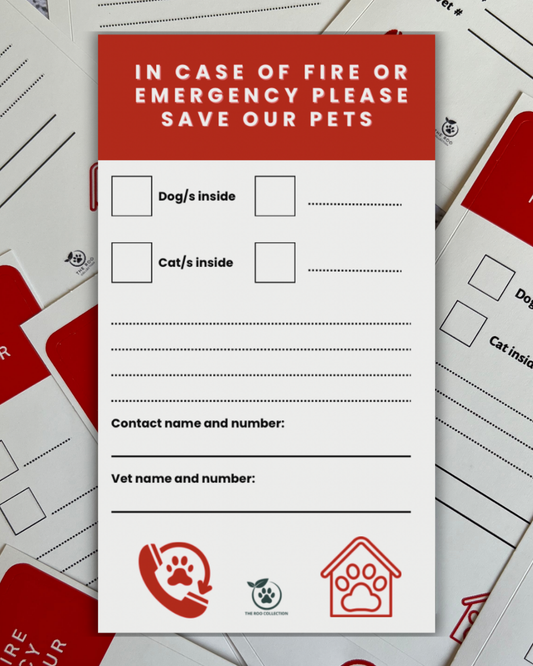 Pet Alert Sticker